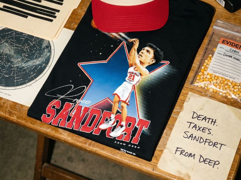 Pryce Sandfort From Deep tee on mission table